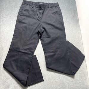 Lands’ End fit 2 women’s wide leg high waisted pants Size 6 Navy Blue Color